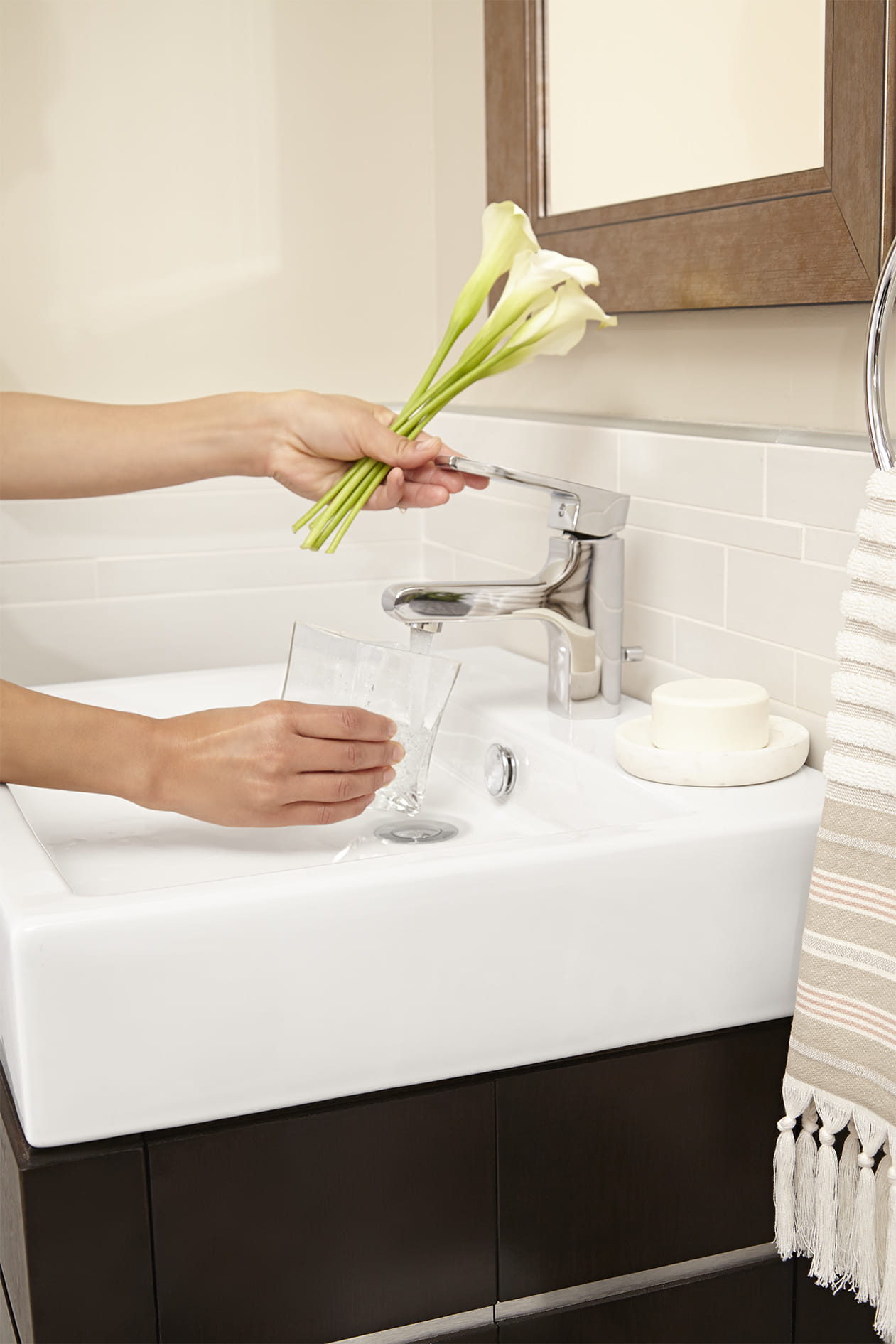 Studio 1-Handle Monoblock Bathroom Faucet